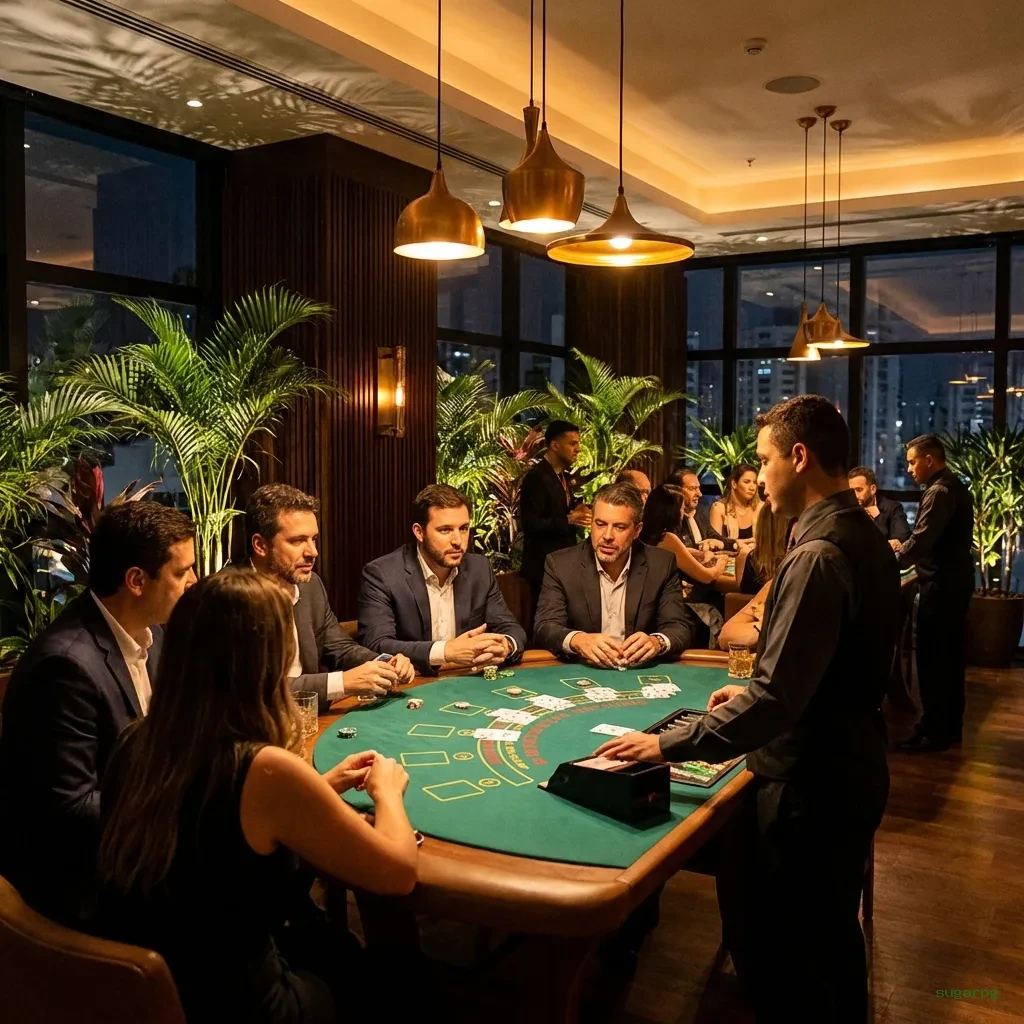 Imagem promocional da sugarpg mostrando a plataforma e suas vantagens